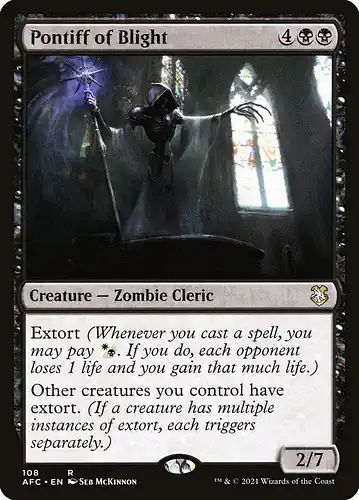 Pontiff of Blight - afc Spoiler