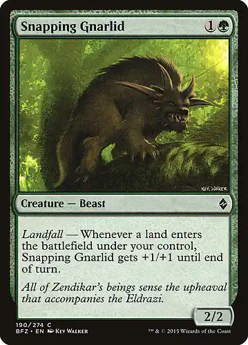 Snapping Gnarlid - bfz Spoiler