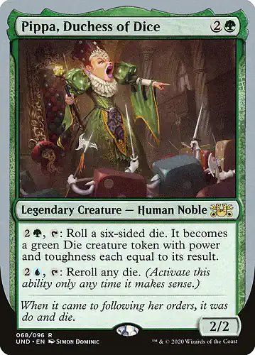 Pippa, Duchess of Dice - und Spoiler