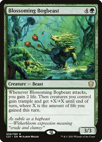 Blossoming Bogbeast - c21 Spoiler