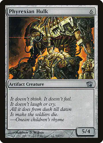 Phyrexian Hulk - 8ed Spoiler
