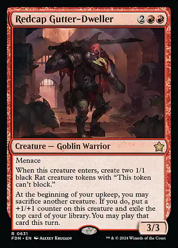 Redcap Gutter-Dweller - fdn Spoiler