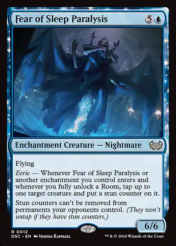 Fear of Sleep Paralysis - dsc Spoiler