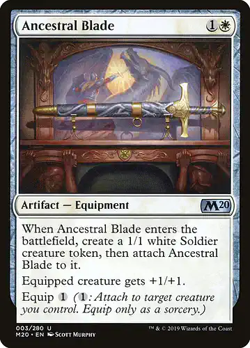 Ancestral Blade - m20 Spoiler