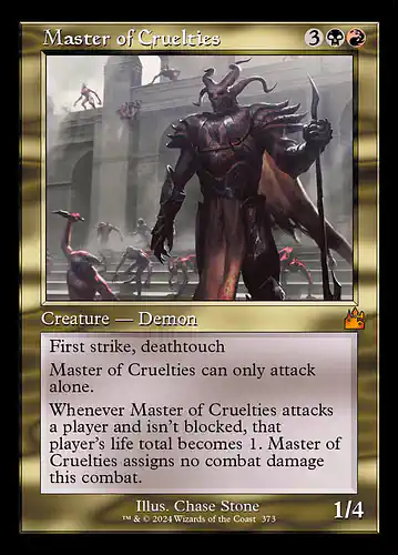 Master of Cruelties - rvr Spoiler