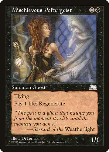 Mischievous Poltergeist - wth Spoiler