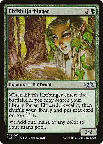 Elvish Harbinger - evg Spoiler
