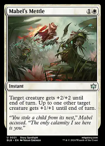 Mabel's Mettle - blb Spoiler