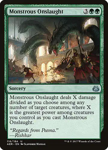 Monstrous Onslaught - aer Spoiler