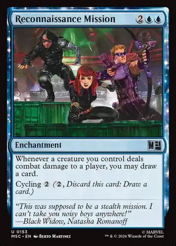 Reconnaissance Mission - msc Spoiler