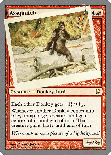 Assquatch - unh Spoiler