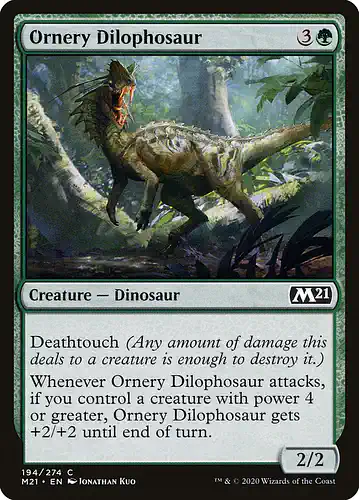 Ornery Dilophosaur - m21 Spoiler