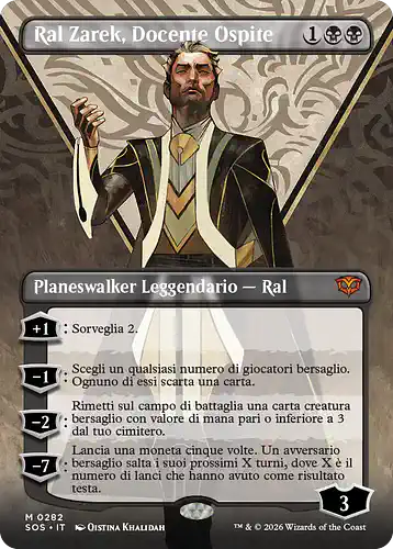 Ral Zarek, Guest Lecturer - sos Spoiler