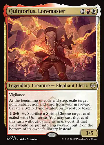 Quintorius, Loremaster - soc Spoiler