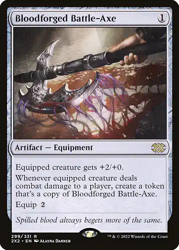 Bloodforged Battle-Axe - 2x2 Spoiler