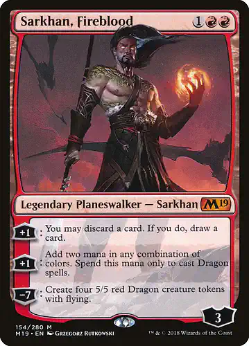 Sarkhan, Fireblood - m19 Spoiler