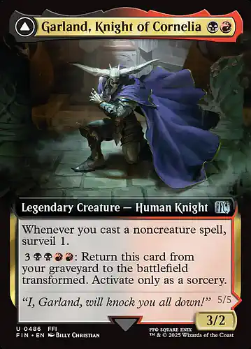 Garland, Knight of Cornelia - fin Spoiler