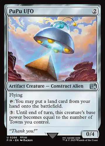 PuPu UFO - fin Spoiler