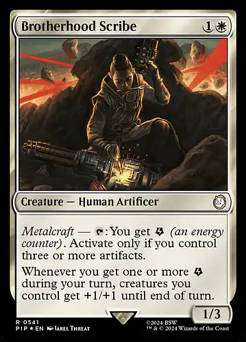 Brotherhood Scribe - pip Spoiler