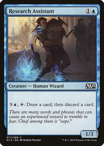 Research Assistant - m15 Spoiler