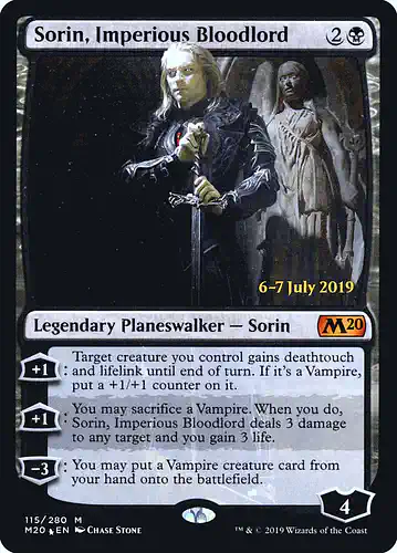 Sorin, Imperious Bloodlord - m20 Spoiler