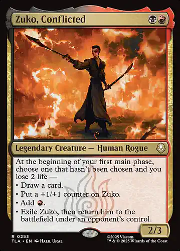 Zuko, Conflicted - tla Spoiler