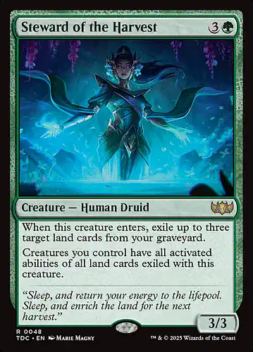 Steward of the Harvest - tdc Spoiler