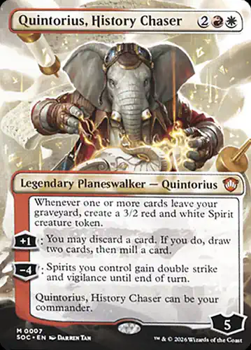 Quintorius, History Chaser - soc Spoiler
