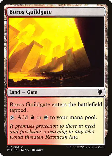 Boros Guildgate - c17 Spoiler