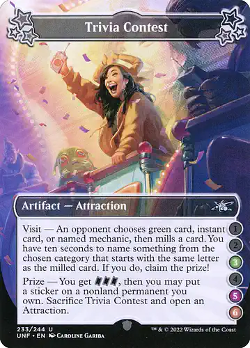 Trivia Contest - unf Spoiler