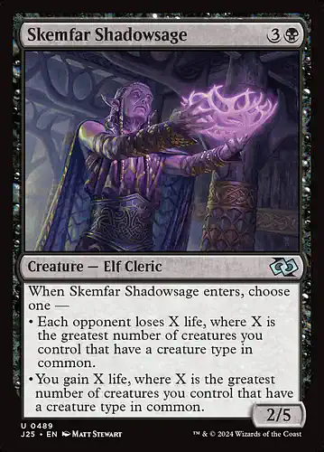 Skemfar Shadowsage - j25 Spoiler
