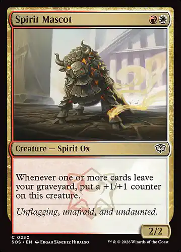 Spirit Mascot - sos Spoiler