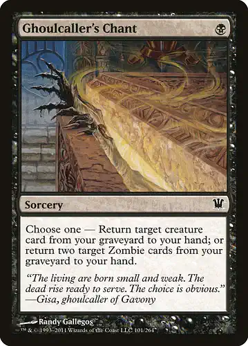 Ghoulcaller's Chant - isd Spoiler