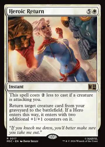 Heroic Return - msc Spoiler