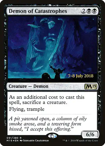 Demon of Catastrophes - m19 Spoiler
