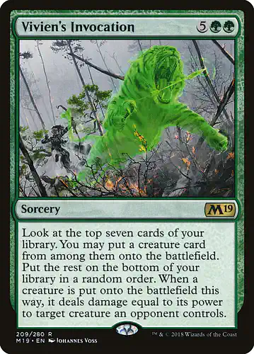 Vivien's Invocation - m19 Spoiler