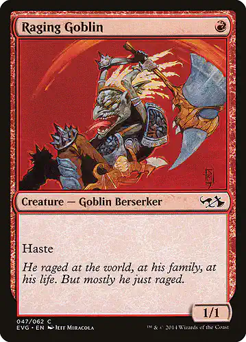 Raging Goblin - evg Spoiler