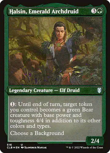 Halsin, Emerald Archdruid - clb Spoiler