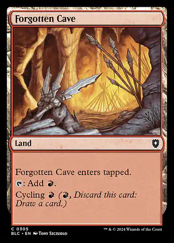 Forgotten Cave - blc Spoiler