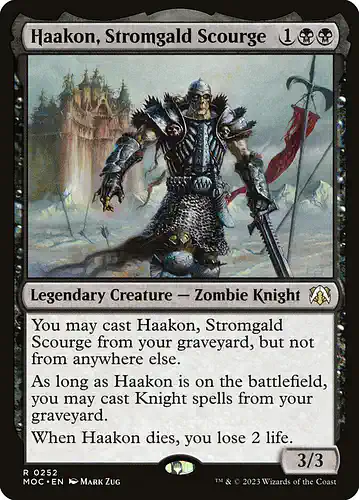 Haakon, Stromgald Scourge - moc Spoiler