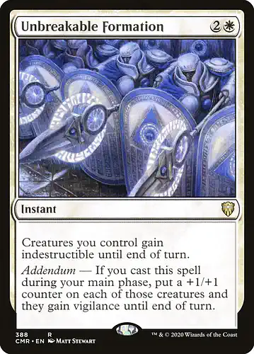 Unbreakable Formation - cmr Spoiler