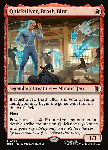 Quicksilver, Brash Blur - msh Spoiler