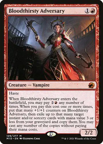 Bloodthirsty Adversary - mid Spoiler