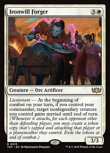 Ironwill Forger - tdc Spoiler