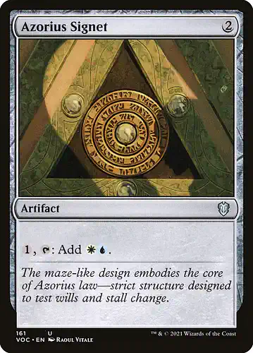 Azorius Signet - voc Spoiler