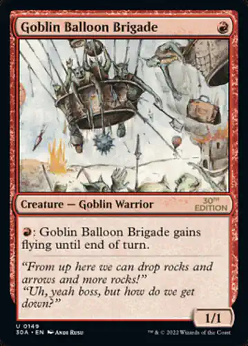 Goblin Balloon Brigade - 30a Spoiler