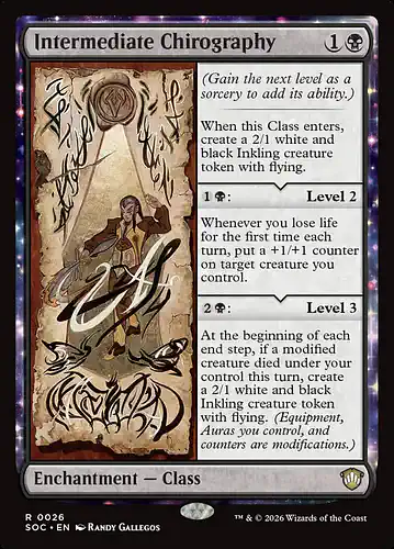 Intermediate Chirography - soc Spoiler