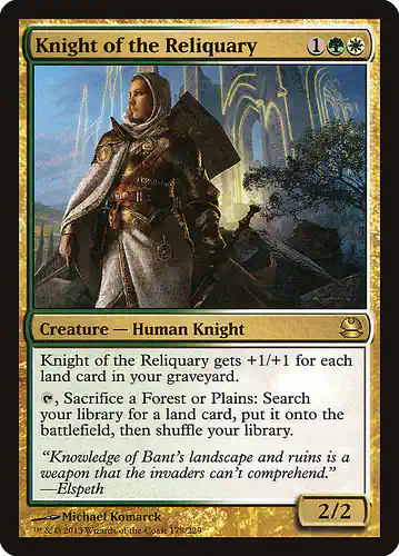 Knight of the Reliquary - mma Spoiler