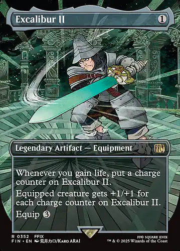 Excalibur II - fin Spoiler