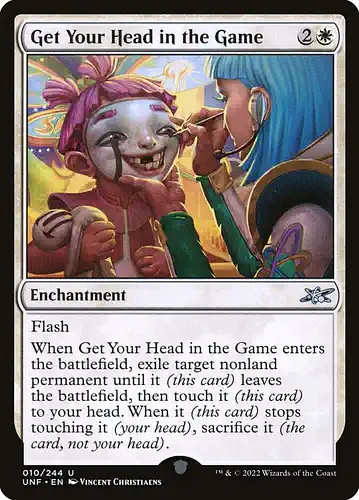 Get Your Head in the Game - unf Spoiler